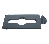 Slim Jim - Topper per stazione di raccolta differenziata, 1 Lid, grigio, 1