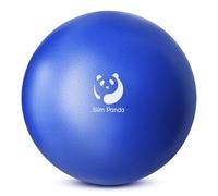 Slim Panda Palla da pilates, piccola palla da 22,9 cm, mini palla da yoga anti scoppio per stabilità, allenamento, sbarra, forza di base, fisioterapia, equilibrio, stretching