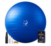Slim Panda Palla Pilates, 55-85cm Anti Scoppio Antiscivolo Palla Ginnastica con Cannuccia Gonfiabile, Soft PVC Palla da Yoga per la Terapia Degli Anziani, Casa, Fitness, Allenamento Equilibrio