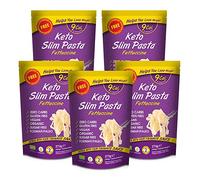 Slim Pasta Fettuccine shirataki di Konjac - Confezione da 5 confezioni senza glutine, low carb per dieta scontata