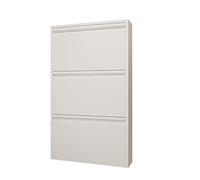 Slim piegabile pieghevole con tavolo ausiliario Ultra-sottile armadio in acciaio da 12 cm scarpa a parete ad alta capacità per la soluzione di stoccaggio di comtore.