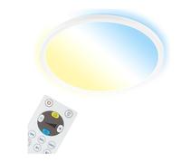 Plafoniera LED Brilo Slim bianco 1x LED 18 W incl. retroilluminazione Bianco
