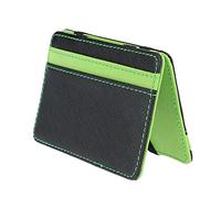 Slim Portafoglio Magico - Caso Titolare Della Carta di Credito/ID - Super Slim Fermasoldi Uomo per Lattaio/Tassista/Commerciante