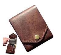Slim Wallet for Men, Classic PU Leather Bifold Thin Card Wallet, Lightweight Credit Holder with Money Clip for Casual Use, Office, Travel, Pockets, Backpack, Purse, Gift Idea