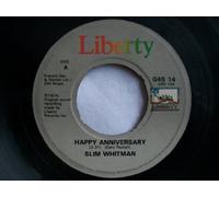 SLIM WHITMAN Happy Anniversary 7" vinyl