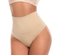 SLIMBELLE Tanga Guaina Mutande Contenitive Perizomi Donna Vita Media String Intimo Modellante Slip Shapewear Thong Dimagrante Pancera Pancia Piatta Elastico S
