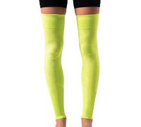 SLIMCELL PRO Fascia Ginocchio Lunga Sport Anti UV Unisex - Gambali Compressione, Calze Compressione Graduata Senza Piede, Gambali Compressione, Polpaccera Compressione Uomo e Donna - Made in Italy