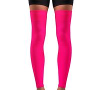 SLIMCELL PRO Fascia Ginocchio Lunga Sport Anti UV Unisex - Gambali Compressione, Calze Compressione Graduata Senza Piede, Gambali Compressione, Polpaccera Compressione Uomo e Donna - Made in Italy