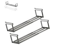 Slimdescent Cabinet Telescopic Shelf Shoes, Slimdescent Expandable Shoe Rack - Under Cabinet Shelf & Multifunctional Adjustable Shoe Rack, for Shoes Clothing Storage (2B)