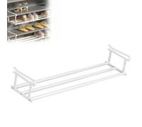 Slimdescent Cabinet Telescopic Shelf, Slimdescent Expandable Shoe Rack Organizer - Adjustable Shoe Rack & Under Cabinet Shelf, for Shoes Clothing Storage and Closet (White,1pc)