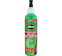 Slime 10015 Sigillante per Camera d'Aria Antiforatura per Bici, Prevenire e Riparare, per Tutti i Tipi di Bicicletta, con Linguetta, Non Tossico, Ecologico, Flacone da 237 ml