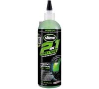 Slime 10194-51 Sigillante 2 in 1 per Camera d'Aria e Pneumatico Antiforatura, Premium, Prevenire e Riparare, per Tutti i Tipi di Camere d’Aria e Pneumatici Fuoristrada, 910ml (32oz)