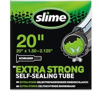 Camera d'aria della valvola Schrader con fluido Antiforatura Slime 20 x 1.50-2.125 Vert TU