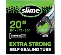 Camera d'aria della valvola Schrader con fluido Antiforatura Slime 20 x 1.50-2.125 Vert TU