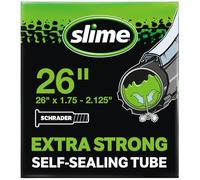 Slime 30059 Camera d'Aria per Biciclette con Gel Antiforatura Slime, Autoriparante, Prevenzione e Riparazione, Valvola Schrader, 26" x 1.75-2.3"