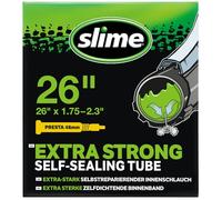 Camera d'aria della valvola Presta con fluido antiforatura Slime 26 x 1.75-2.10 Noir TU