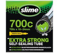 Slime 30061 Camera d'Aria per Bici con Slime Sigillante Antiforatura, Autosigillante, Prevenire e Riparare, Valvola Presta, 700c x 18-24