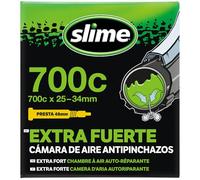 Slime 30062 Camera d'Aria per Bici con Slime Sigillante Antiforatura, Autosigillante, Prevenire e Riparare, Valvola Presta, 28/32 - 622 mm (700x28/35c)