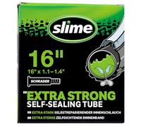 Slime 30094 Slime Camera d'Aria per Bici con Sigillante Antiforatura, Autosigillante, Prevenire e Riparare, Valvola Schrader, 16 x 1.1-1.4"