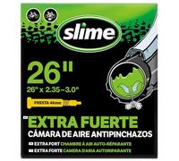 Slime 30097 Camera d'Aria per Biciclette con Gel Antiforatura Slime, Autoriparante, Prevenzione e Riparazione, Valvola Presta, 26" x 2.35-3.0"