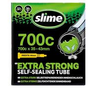 Slime 30102 Slime Camera d'Aria per Bici con Sigillante Antiforatura, Autosigillante, Prevenire e Riparare, Valvola Presta, 700c x 35-43