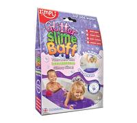 Zimpli Kids - Slime Glitter Baff Viola, 1 Bagno o 4 Giochi, Trasforma magicamente l’acqua in uno slime appiccicoso e scintillante, Gioco Educativo di Apprendimento da Bagno, Kit per Creare Slime