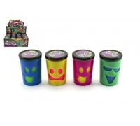 Slime in barattolo con faccina TEDDIES - divertente slime scoreggione (mix di colori)