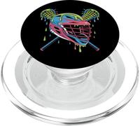 Slime Lacrosse Casco con Bastoncini Incrociati Cool Lacrosse PopSockets PopGrip per MagSafe