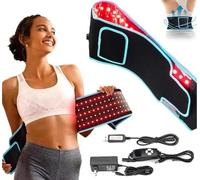 SlimGleam Wrap - Cintura avvolgente SlimGleam regolabile senza fili, terapia della luce rossa per il corpo, SlimGleam Wrap Plus Size per donne e uomini, ti fa sentire sicura di te