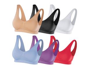 SLIMmaxx Eccellente Reggiseno 6er Set senza Cuciture Sport Bustino Top