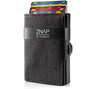 ZNAP Slim Wallet 12 - Portafoglio, 12 carte, portamonete, 8,9 x 1,8 x 6,3 cm (LxHxP) Protezione RFID