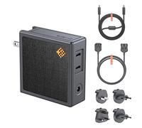 SlimQ Caricatore GaN 150W per Laptop, DC + USB-C, per Dell Lenovo HP