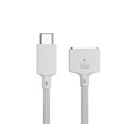 SlimQ Cavo 140W PD3.1 USB-C Compatibile con Magnetic 3 per MacBook Air MacBook Pro 2022 2023 (Bianco, 2m/ 6.5ft)