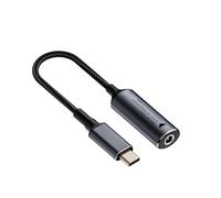 SlimQ Cavo convertitore da CC a USB-C da 140 W, compatibile con Dell/Lenovo, ricarica rapida 5 V/9 V/20 V, ingresso CC da 5,5 mm × 2,5 mm a uscita USB-C, cavo intrecciato in nylon per laptop/tablet
