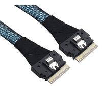 SlimSAS 8i (SFF-8654) to SlimSAS 8i (SFF- 8654) Kabel 0.8m