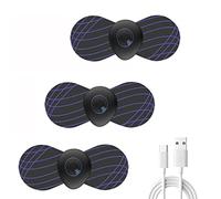 Slimtech EMS Lymphdrainage Massager,EMS Lymphatic Drainage Massage Pad, Portable Mini Lymphatic Drainage Massage Pad for Arms Breast Neck Shoulder Waist Legs (3pcs)