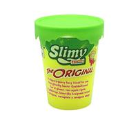 SLIMY Tazza originale, 80 g, colore giallo, originale Slimy Slime, il classico tra le masse, divertente per bambini, plastilina elastica (giocattolo dai 3 anni)