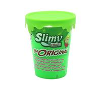 SLIMY Tazza originale, 80 g, colore verde, originale Slimy Slime, il classico tra le masse, divertente per bambini, plastilina elastica (giocattolo dai 3 anni)