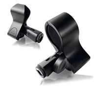 SLinBeiBy 2 clip universali per microfono, supporto regolabile per microfoni palmari e di grande diametro, dimensioni da 25 mm a 46 mm e diametro esterno da 32 mm a 60 mm