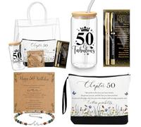 Sliner Regalo per il 50° compleanno per lei, regalo per il 50° compleanno per donne, regalo unico per donna di 50 anni che si trasforma e favoloso regalo di 50 compleanno per sua mamma, sorella