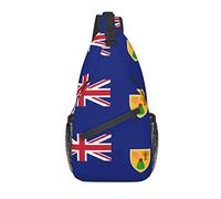Sling Backpack Flag Of The Turks E Caicos Island Travel Hiking Daypack Modello Corda Borsa A Tracolla