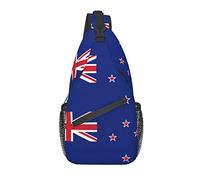 Sling Backpack New Zealand Nz Flag Travel Hiking Daypack Modello Corda Borsa a tracolla