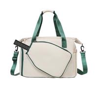 Sling Bag, Waterproof Oxford Carrying Case, Spacious Racket Holder, Bottle Pocket & Shoe Compartment, Durable Travel-Friendly Design, Gym, 16.93x7.87x11.81 Inches