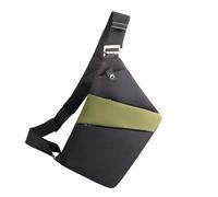 Sling Chest Bag | Borsa a tracolla impermeabile da 32 cm | Zaino 210G Cross-body | Nylon resistente al taglio con design di colore splicing, scomparti multipli per una conservazione sicura, ideale per