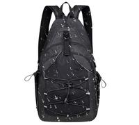 Sling Chest Bag, Shoulder Pack, 10.24x6.3x17.32 Inches, Comfortable Adjustable Strap Large Multi Pocket Organizer, Gear for Hiking, School, Gym, Work and Travel