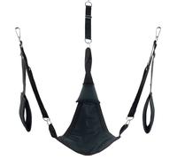 Sling per fisting triangolare - Set completo in tela nera