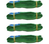 Sling Rotondo Brache per Sollevamento Hebeband 2000 KG 2 M Circonferenza 4er Set