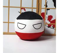 SLINGDA Country Balls Polonia Ball Plush 10cm Country Ball Plush Giappone Stati Uniti Francia Russia Germania Ball Plush Pendant