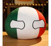 SLINGDA Country Balls Polonia Ball Plush 10cm Country Ball Plush Giappone Stati Uniti Francia Russia Germania Ball Plush Pendant