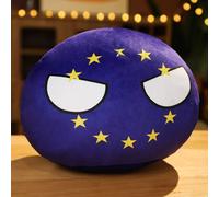 SLINGDA Country Balls Polonia Ball Plush 10cm Country Ball Plush Giappone Stati Uniti Francia Russia Germania Ball Plush Pendant